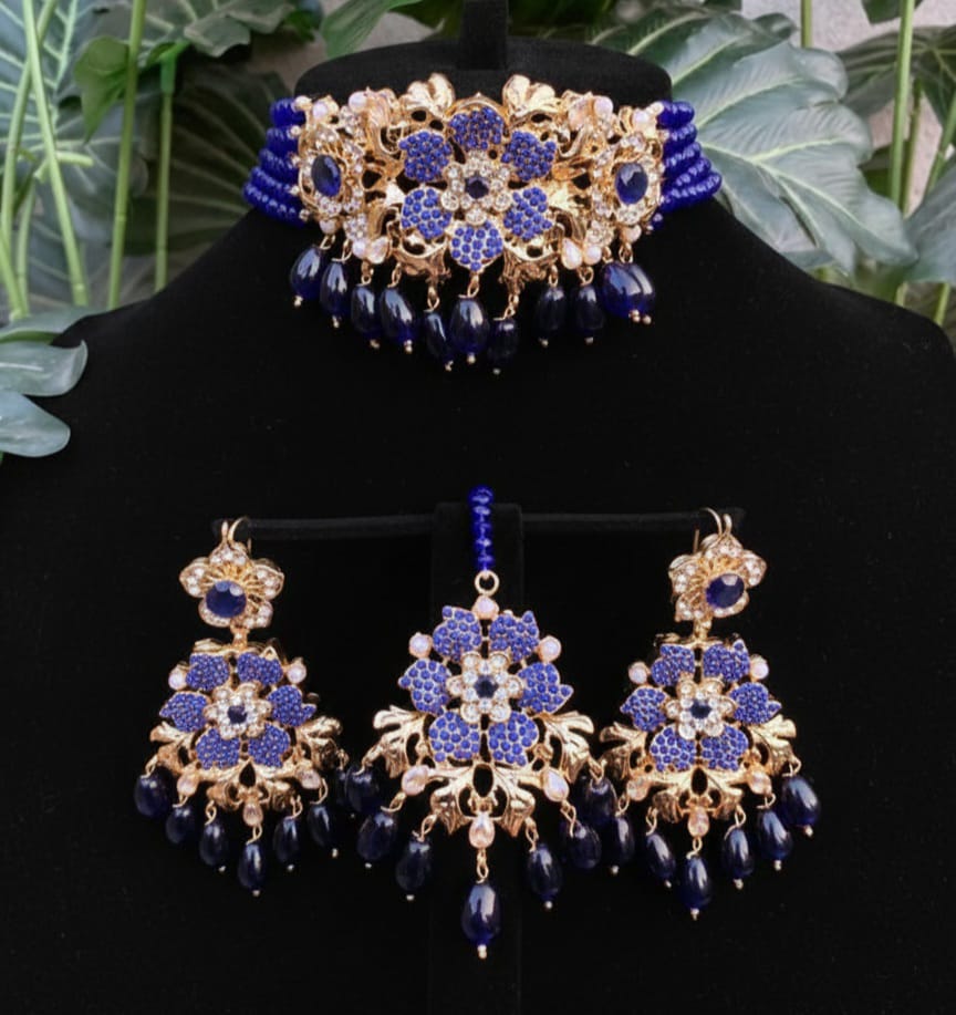 Nauratan choker set - Image 4