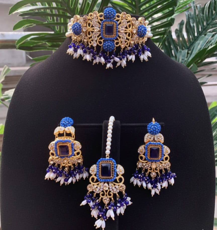 Nauratan choker set - Image 4