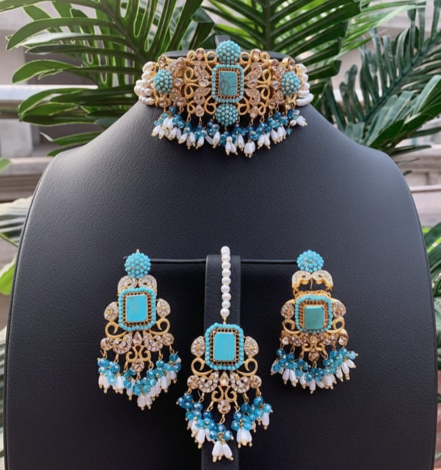 Nauratan choker set - Image 2